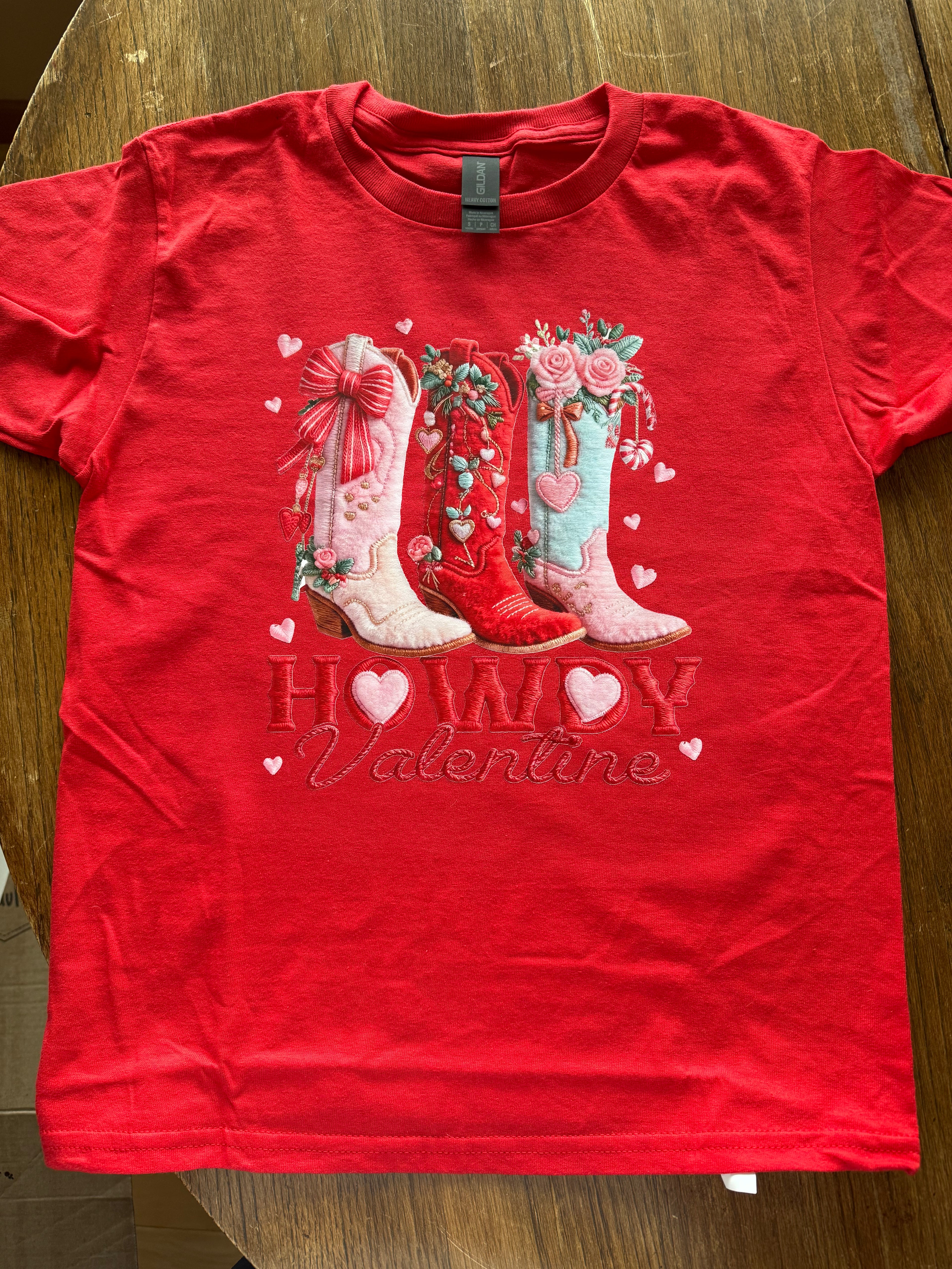 Kids valentine tshirt