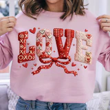 Love crew neck sweatshirt